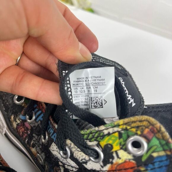 Converse Little Kids Justice League Super Hero Sneakers size 13 - Picture 10 of 11